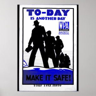 Sicherheit am Arbeitsplatz Poster
