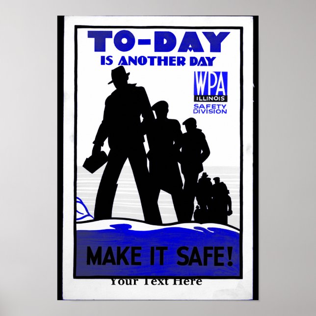 Sicherheit am Arbeitsplatz Poster (Vorne)