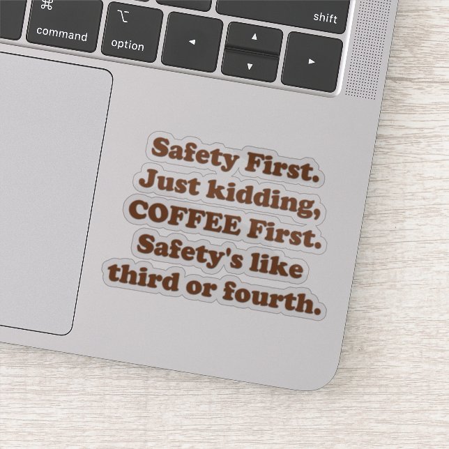 Sicherheit Aufkleber (Detail)