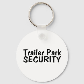 Sicherheit des Trailer-Parks Schlüsselanhänger