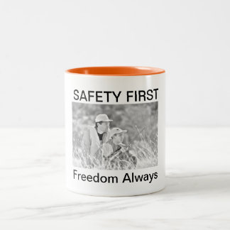 SICHERHEIT ERSTE Freiheits-immer Tasse