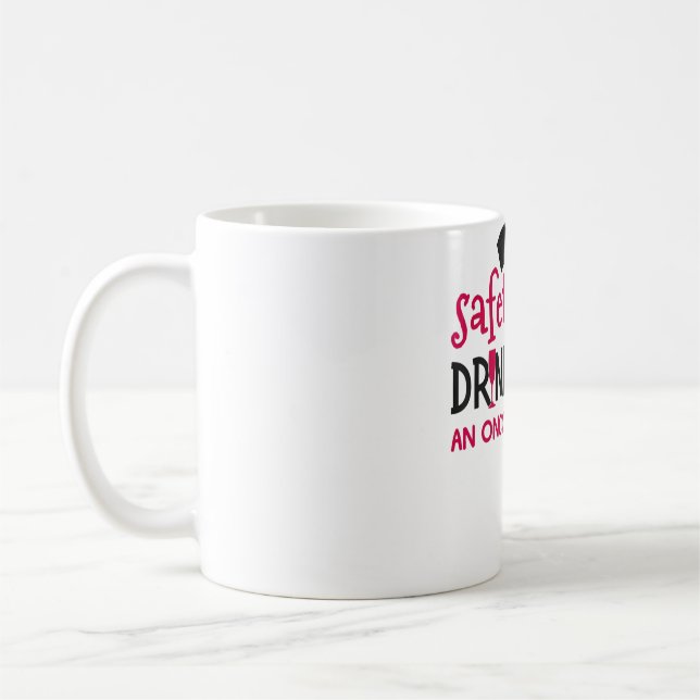 Sicherheit Erste Onkologie Krankenschwester Funny  Kaffeetasse (Links)