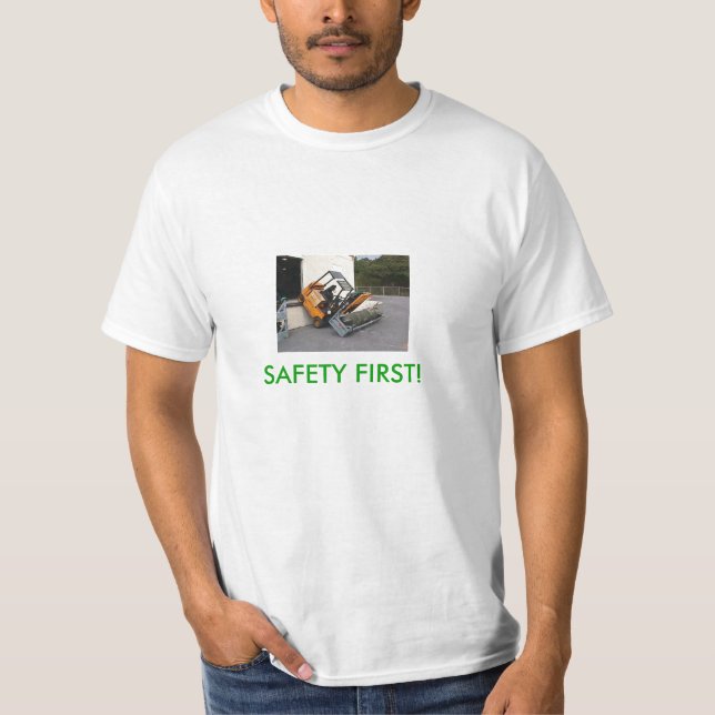 Sicherheit erste! T-Shirt (Vorderseite)