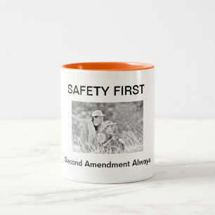 SICHERHEIT ERSTE zweite Änderungs-immer Tasse