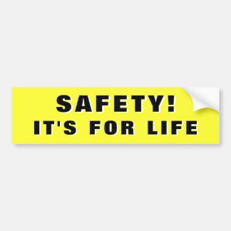 Sicherheit! Es ist für Life 3d Autoaufkleber