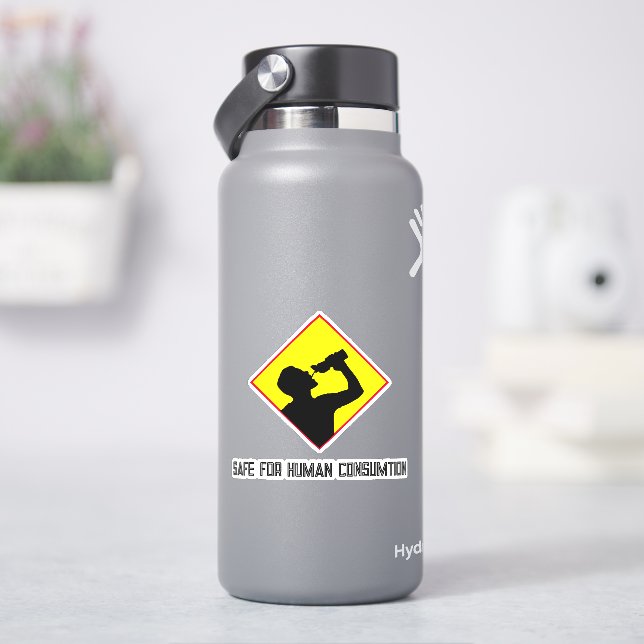 Sicherheit für den menschlichen Verzehr Aufkleber (HydroFlask)