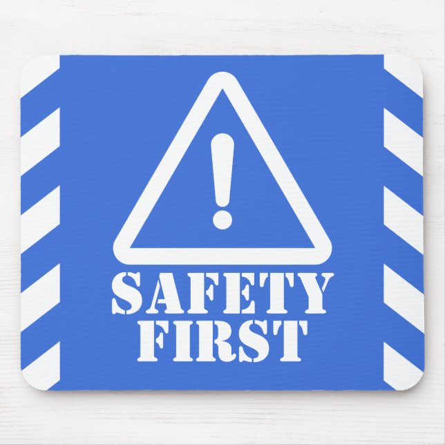 Sicherheit für Polizei und Blaue Sicherheit Mousepad (Vorne)