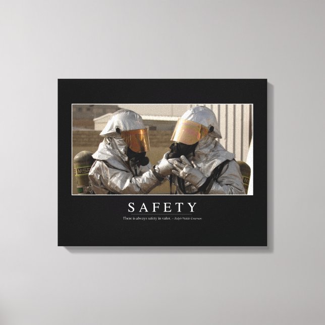 Sicherheit: Inspiration Leinwanddruck (Vorderseite)