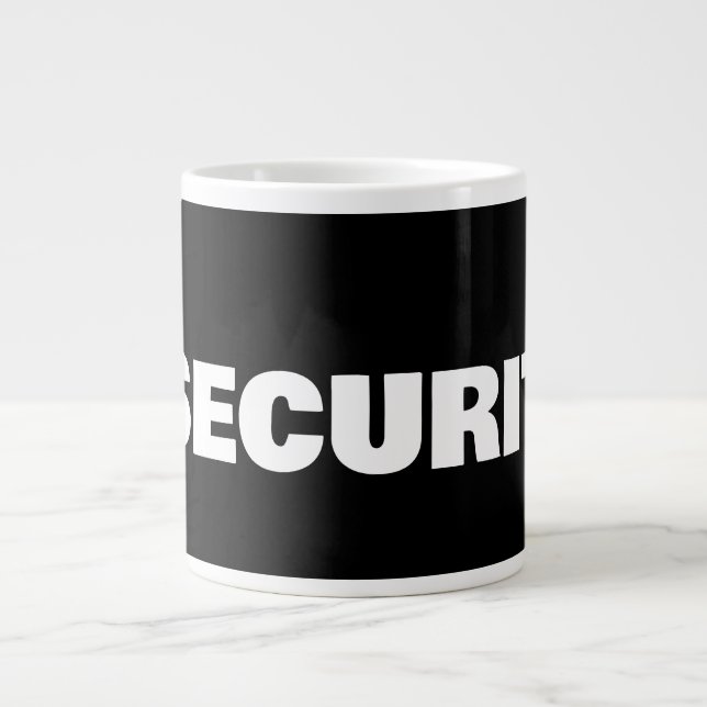 Sicherheit Jumbo-Tasse (Vorderseite)