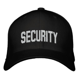 Sicherheit mit Baseball-Cap Bestickte Kappe