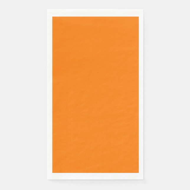 Sicherheit Orangefarbene Farbe Serviette (Vorderseite)