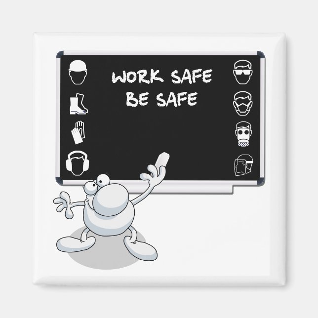 Sicherheit und Gesundheitsschutz Magnet (Vorne)