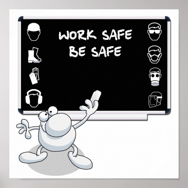 Sicherheit und Gesundheitsschutz Poster (Vorne)