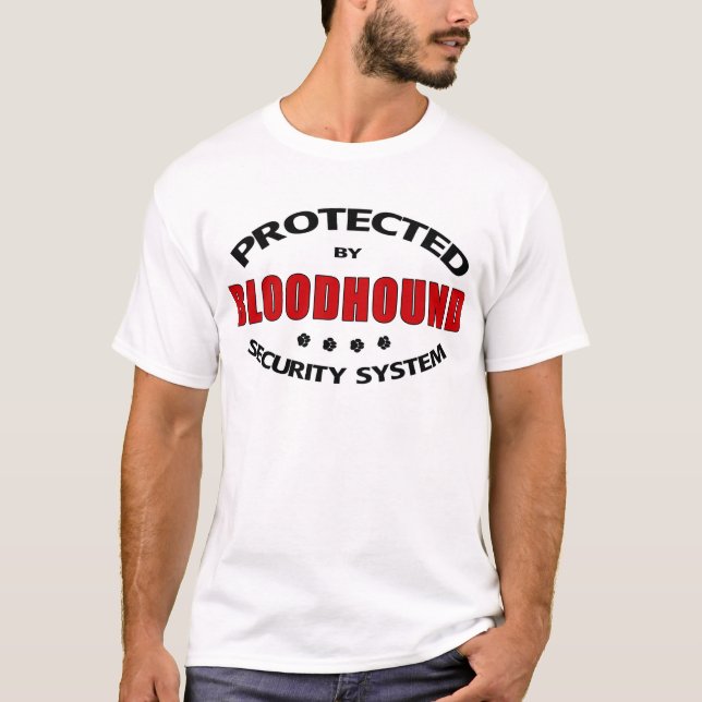 Sicherheit von Hunden im Blut T-Shirt (Vorderseite)