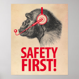 Sicherheit zuerst! poster