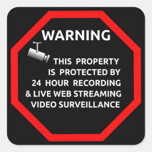 Sicherheits-Aufkleber für Windows durch Quadratischer Aufkleber