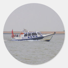Sicherheits-Boot Runder Aufkleber