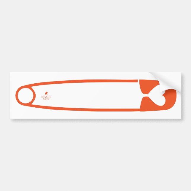 Sicherheits-Button-Autoaufkleber Autoaufkleber (Vorne)