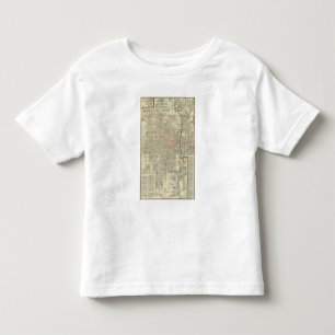Sicherheits-Karte und Straßen-Eisenbahnen in Los Kleinkind T-shirt