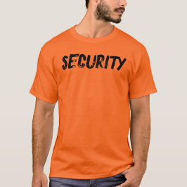 Sicherheits-T-Shirt (Vorderseite UND Rückseite) T-Shirt