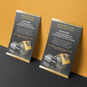 Sicherheitsalarmsystem Flyer Vorlage
