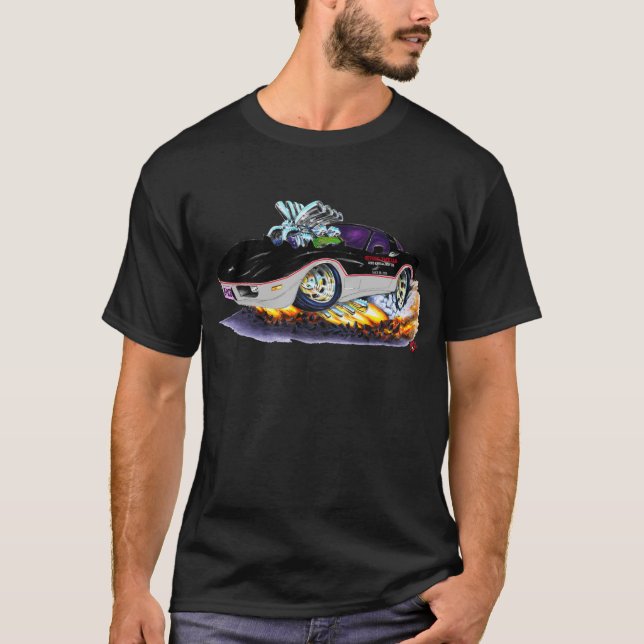 Sicherheitsauto 1978 Korvette Indy T-Shirt (Vorderseite)