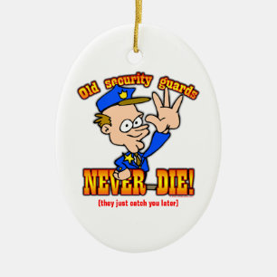 Sicherheitsbeamten Keramikornament