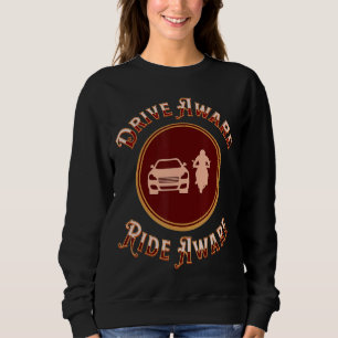 Sicherheitsbewusstsein für Motorräder Sweatshirt