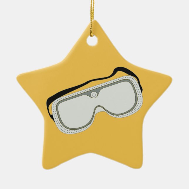 Sicherheitsbrille Keramik Ornament (Vorne)