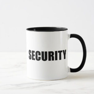 Sicherheitsdienst für Veranstaltungen Tasse