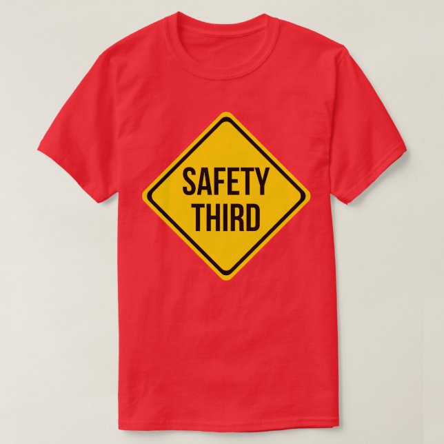 Sicherheitsdrossel T-Shirt (Design vorne)