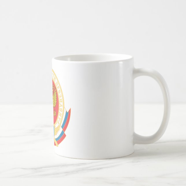Sicherheitsemblem russischen Präsidenten Kaffeetasse (Rechts)