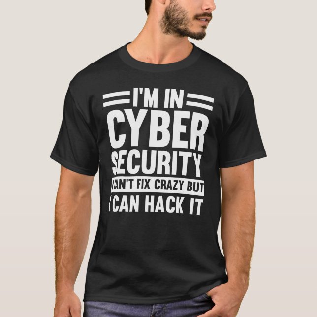 Sicherheitsexperten für Cybersicherheit T-Shirt (Vorderseite)