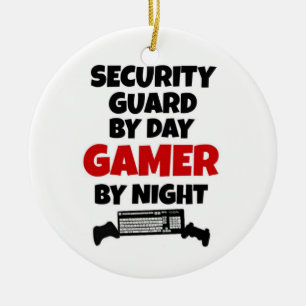 Sicherheitsgarde bei Day Gamer by Night Keramik Ornament