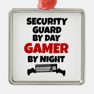 Sicherheitsgarde bei Day Gamer by Night Ornament Aus Metall