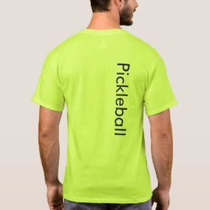 Sicherheitsgrün für Pickleball-T - Shirt