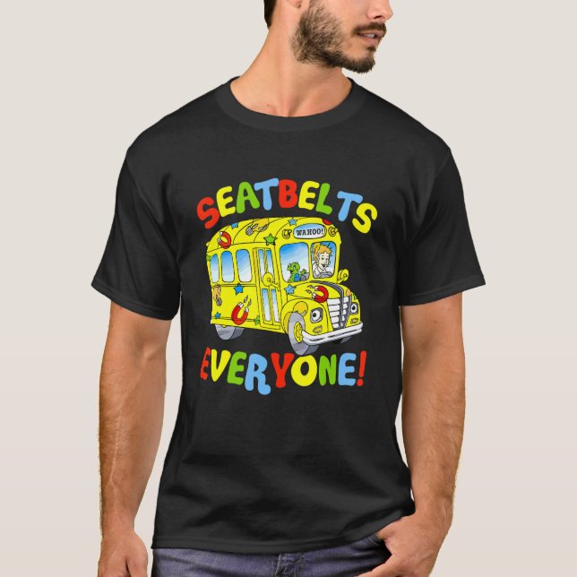 Sicherheitsgurte für jeden Funny School Busfahrer  T-Shirt (Vorderseite)