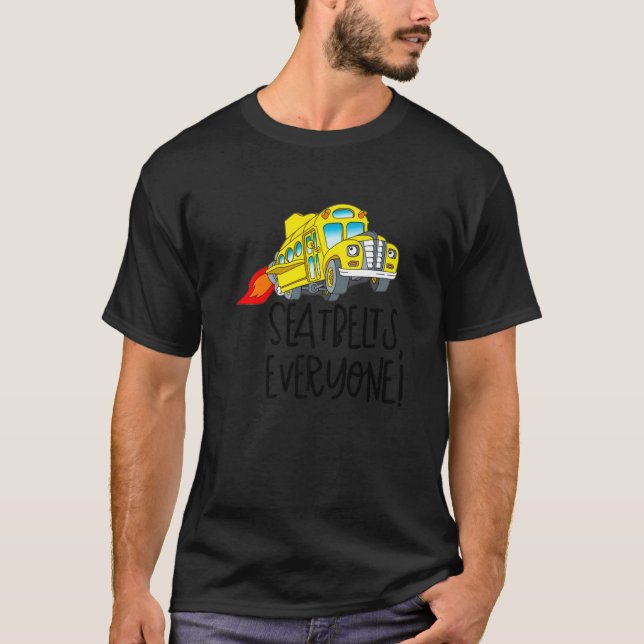 Sicherheitsgurte für jeden Magic School-Bus T-Shirt (Vorderseite)