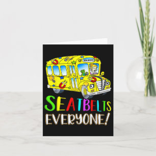 Sicherheitsgurte für jeden Spaß beim Magic School  Karte