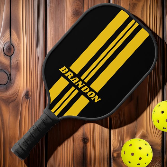 Sicherheitshinweis Nostalgische Kundgebung Streife Pickleball Schläger (Von Creator hochgeladen)