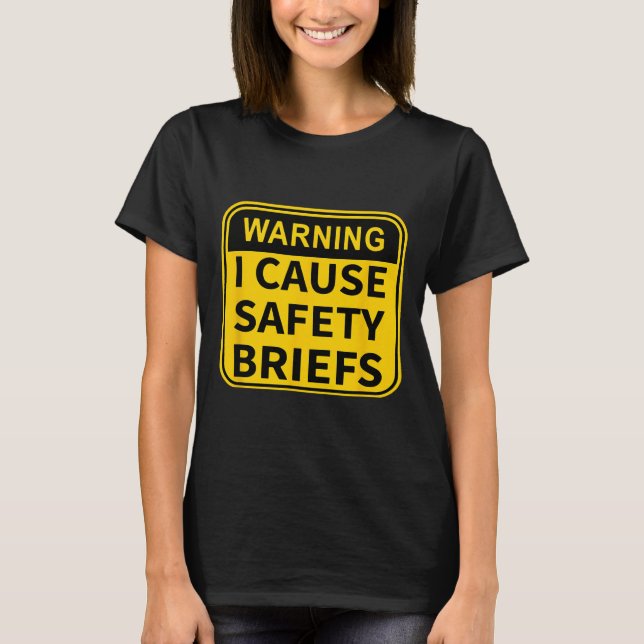 Sicherheitshinweise T-Shirt (Vorderseite)