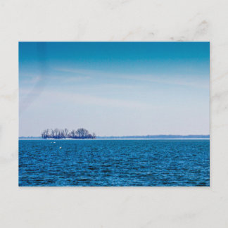 Sicherheitsinsel, Grand Lake Saint Marys, Ohio Postkarte