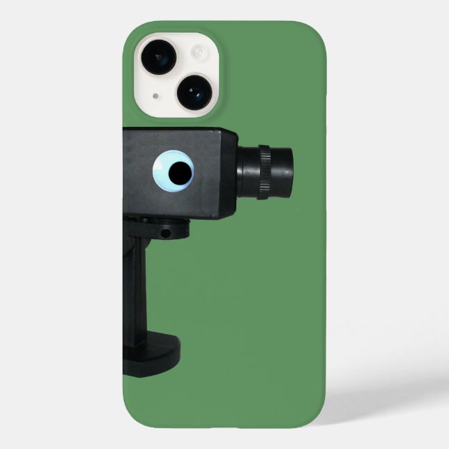 Sicherheitskamera mit Google-Augen Case-Mate iPhone Hülle (Rückseite)