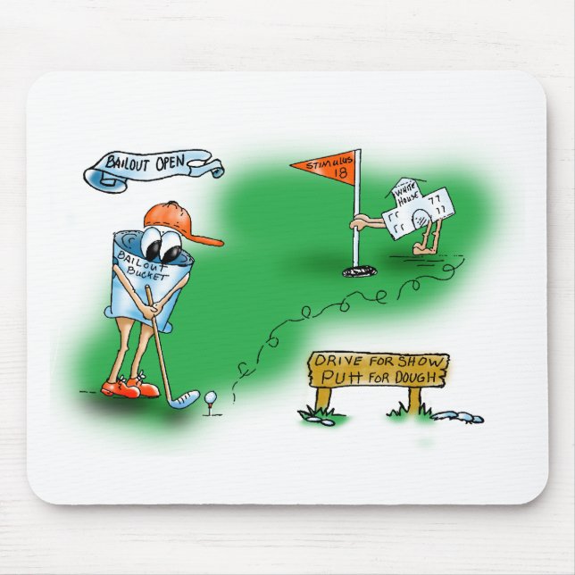 Sicherheitsleistung offen - Golf Mousepad (Vorne)
