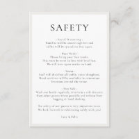 Sicherheitsmaßnahmen | Covid Guidelines Elegant We