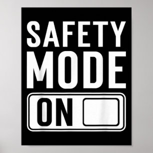 Sicherheitsmodus bei leiser Sicherheit Poster