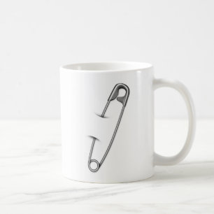 Sicherheitsnadel Schweigender Protest Kaffeetasse