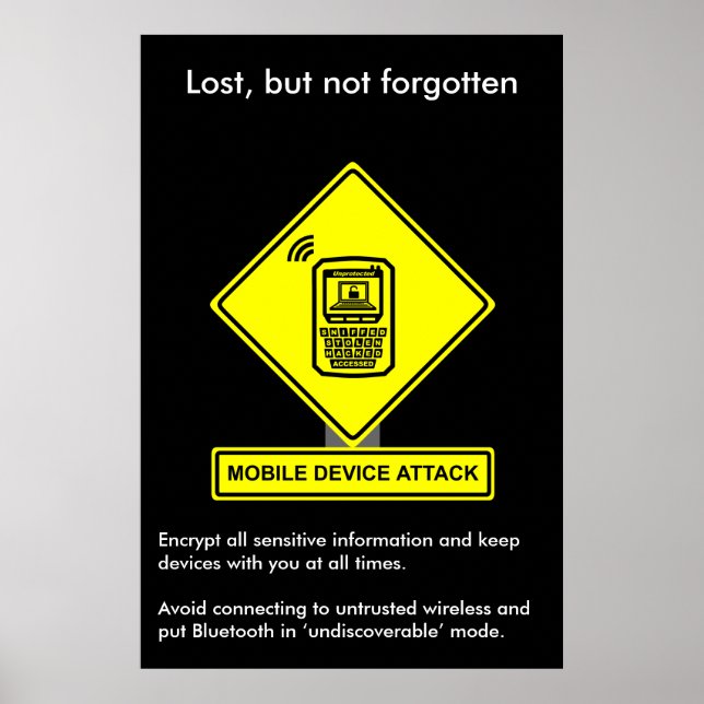 Sicherheitspaket für mobile Geräte Poster (Vorne)