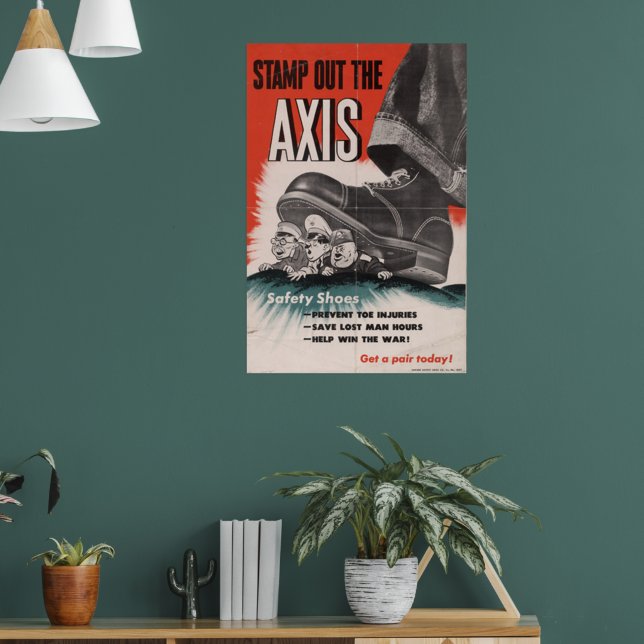 Sicherheitsschuhe Poster (Wohnzimmer 1)