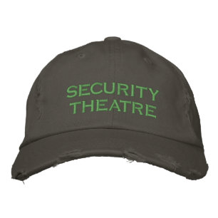 Sicherheitstheater Bestickte Kappe